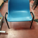 Silla comedor azul